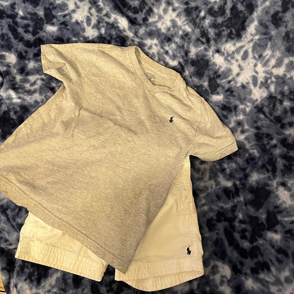 Polo shirt set size 6t